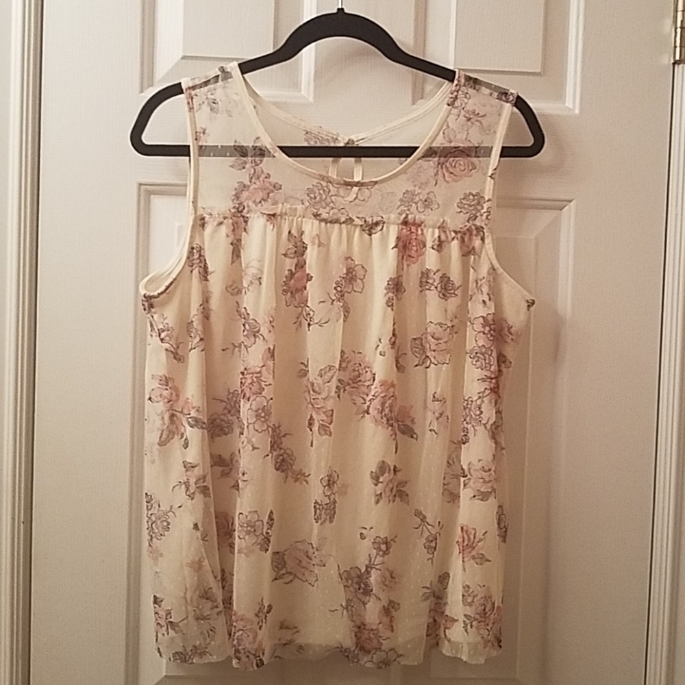 Floral tank top